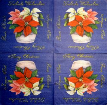 095 Christmas Flowers - 3-ply (95)